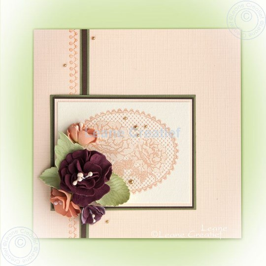 Afbeelding van Foam flowers & lace clearstamps