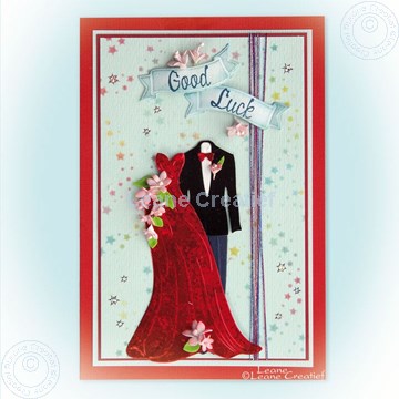 Image de Dress & Suit with small foam flowers