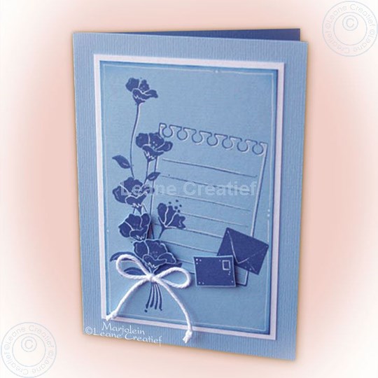 Image sur Flower swirls stamp