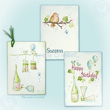 Afbeeldingen van Little cards with combi stamps