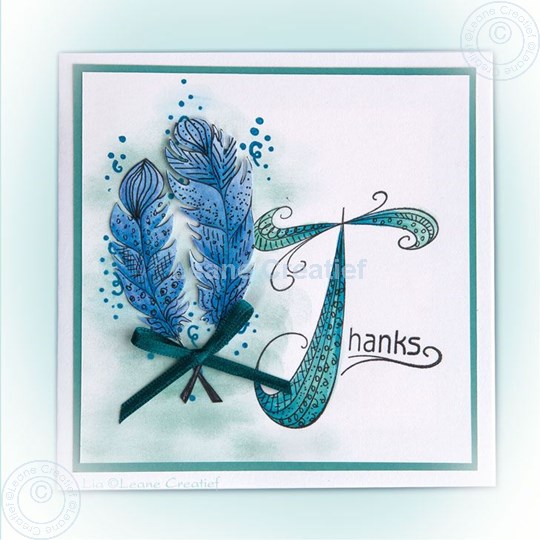 Bild von Doodle feathers and sentiment