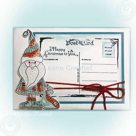 Afbeelding van Doodle Santa briefkaart