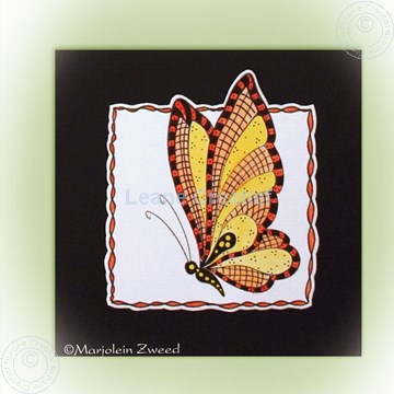 Picture of Doodle butterfly in colour