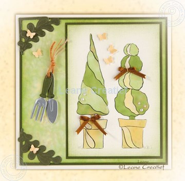 Picture of Doodle stamp conifers paper piecing