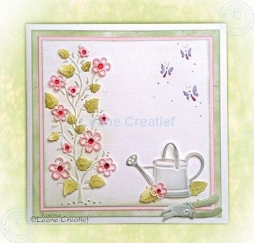 Afbeeldingen van Embossing folder Garden scene