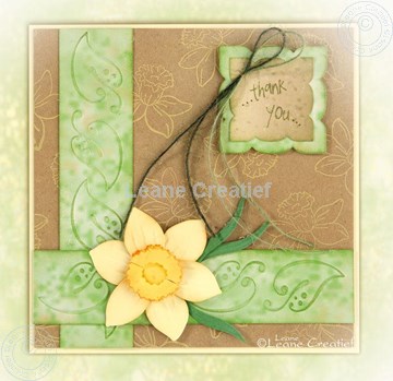 Image de Embossing folder border leaves