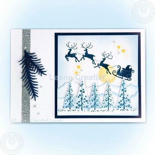 Afbeelding van Combi stamp Santa & little trees