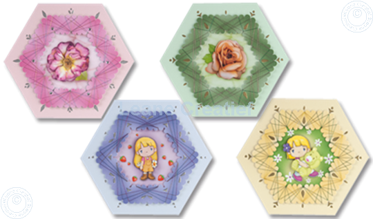 Image sur Spirella® cartes hexagones
