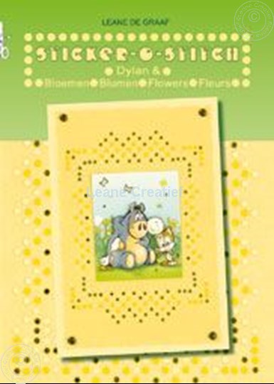 Bild von Sticker-O-Stitch® mit Dylan® & Blumen