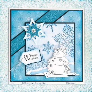 Bild von Snowman die & stamp