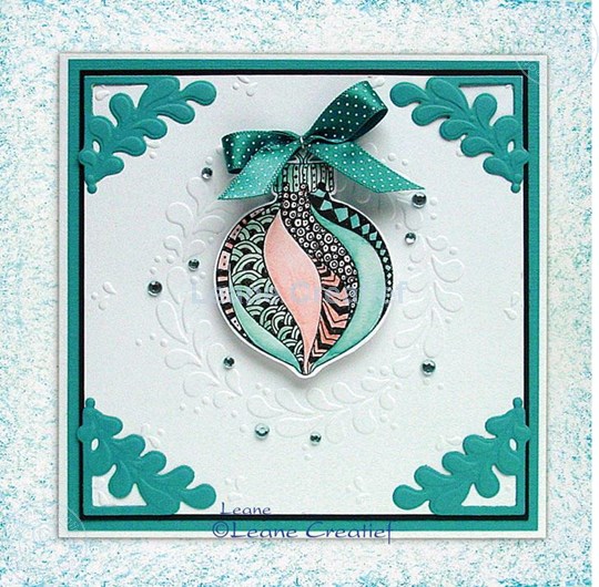 Image sur Doodle stamp Christmas ornament