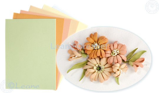 Bild von Flower foam set 3 Lachs Farben