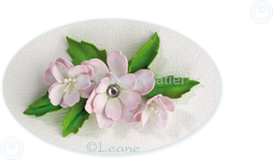 Image sur Flower foam A4 sheet off white