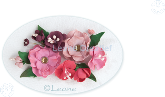 Image sur Flower foam A4 sheet pink