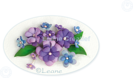 Bild von Flower foam A4 sheet light violet