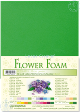 Afbeeldingen van Flower foam A4 sheet grass green