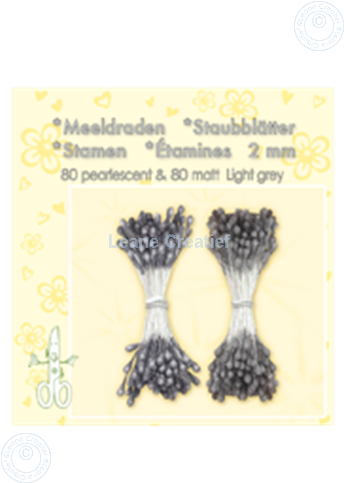 Bild von Staubblätter ± 80 matt & 80 light grey