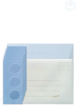 Afbeeldingen van Kaarten pakket Tri-O kaarten blauw/donker blauw