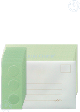 Image de Assortiment des Cartes Tri-O vert/vert foncé