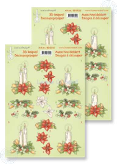 Bild von Ausschneideblatt Christmas arrangement
