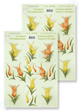 Picture of LeCreaDesign® decoupage papers tullips