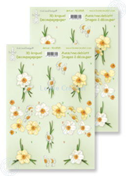 Afbeeldingen van LeCreaDesign® knipvellen narcissen