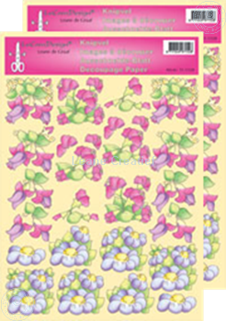 Picture of LeCreaDesign® Flower decoupage papers