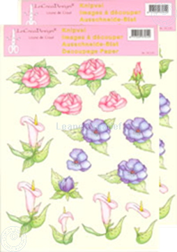Bild von LeCreaDesign® Blumen Ausschneideblätter