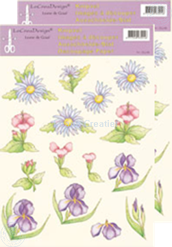 Picture of LeCreaDesign® Flower decoupage papers