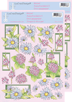 Picture of LeCreaDesign® Flower decoupage papers