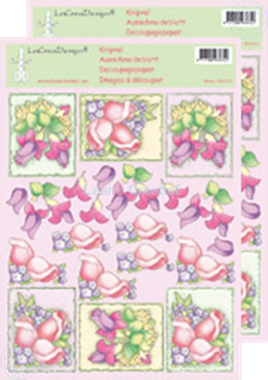 Picture of LeCreaDesign® Flower decoupage papers