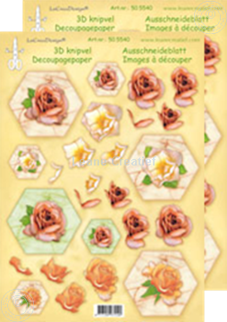 Picture of LeCreaDesign® Flower decoupage papers