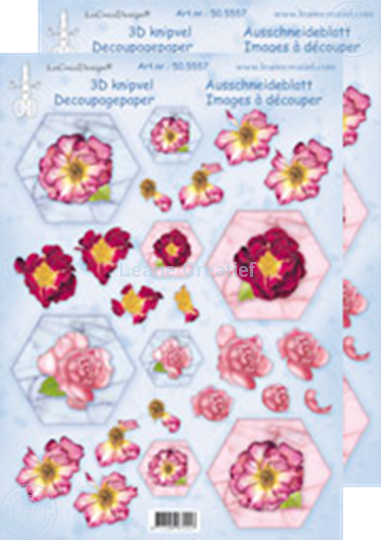 Picture of LeCreaDesign® Flower decoupage papers