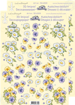 Bild von LeCreaDesign® Blumen klein Ausschneideblätter