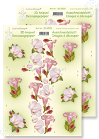 Picture of LeCreaDesign® decoupage papers flowers