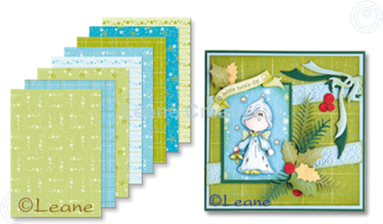 Picture of Design sheets Christmas Blue & Green A5