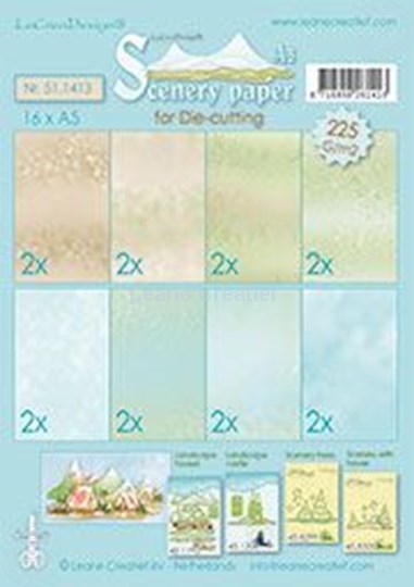 Afbeelding van Scenery papers A5 225 grm