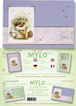 Image de Mylo & Friends® kit de cartes 3D pour communion