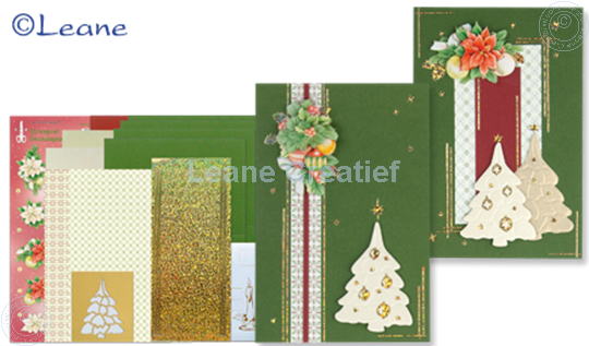 Image sur Kit des cartes de Noël embossing vert