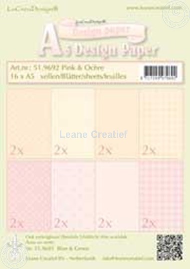 Picture of Design sheets Pink & Ochre A5