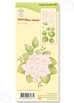 Picture of Clear stamp  Hydrangea 3D flower