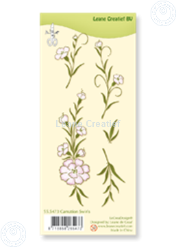 Bild von Clear stamp Carnation swirls