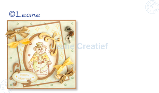 Afbeelding van Clearstamp Bearie's boy winter