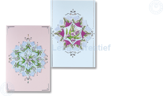 Picture of LeCreaDesign® Rosettes stickers #2 silver diamond