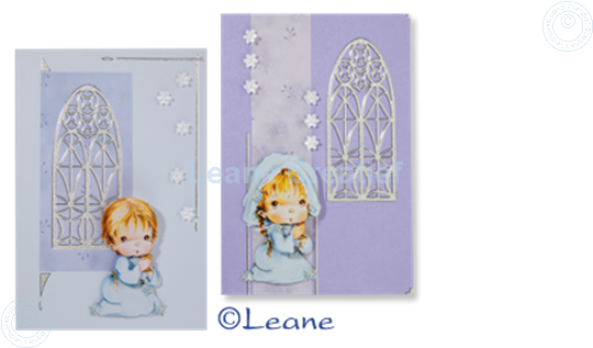 Bild von LeCreaDesign® Kirchenfenster Sticker pearl silber