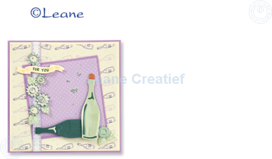 Bild von LeCreaDesign® Blumen Sticker green/silver