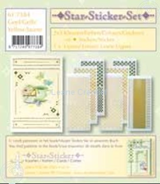 Afbeeldingen van Star-Sticker set goud