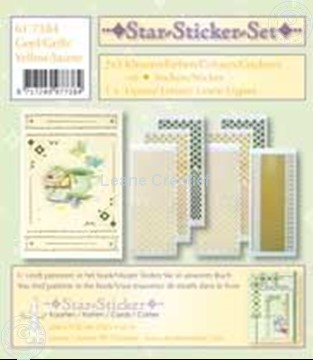 Bild von Star-Sticker Set gold