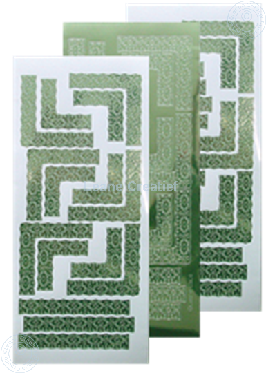Bild von LeCreaDesign® Lace Eck Sticker mirror apple