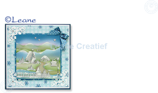 Bild von Winter scenery sticker #41 silver